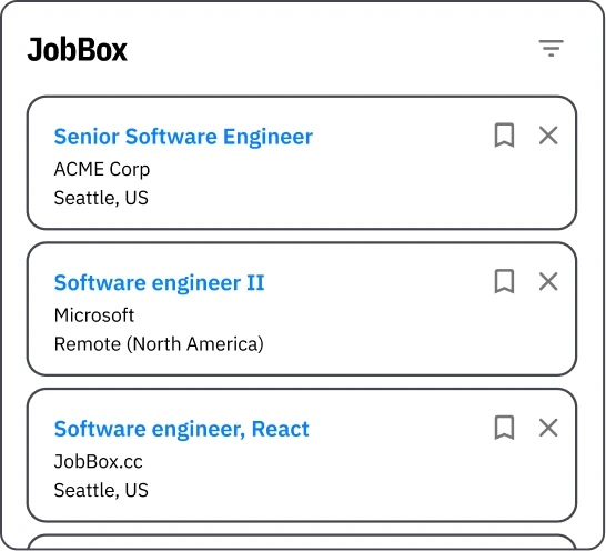 View and apply to new jobs